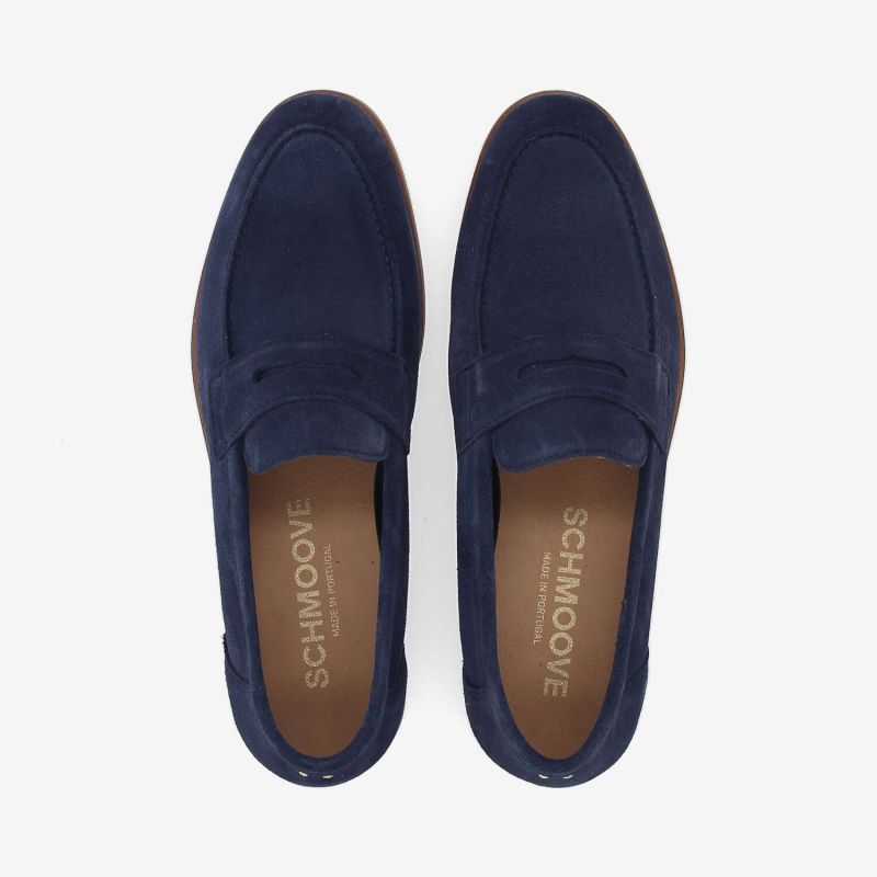 SMART MOC M - SUEDE LEATHER - NAVY